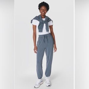 Sweaty Betty Dark Blue Terry Joggers Pants
